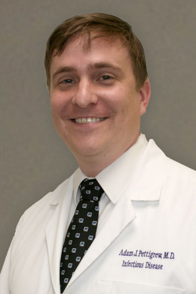 Adam J. Pettigrew, MD, board-certified physician with Infectious Disease Services of Georgia  | Atlanta Specialists